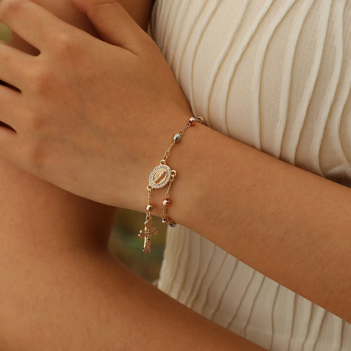 Pulsera Rosario Nuestra Señora de Guadalupe